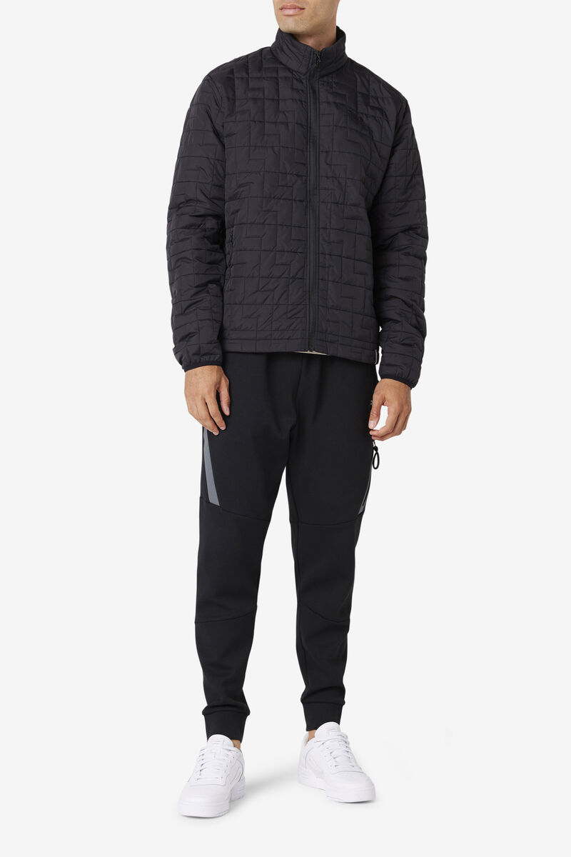 Fila Commuter Jacket Black | ZKyvLrjZNMj