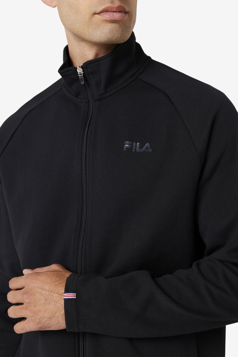 Fila Commuter Track Jacket Black | 1OSlmmwwcEp