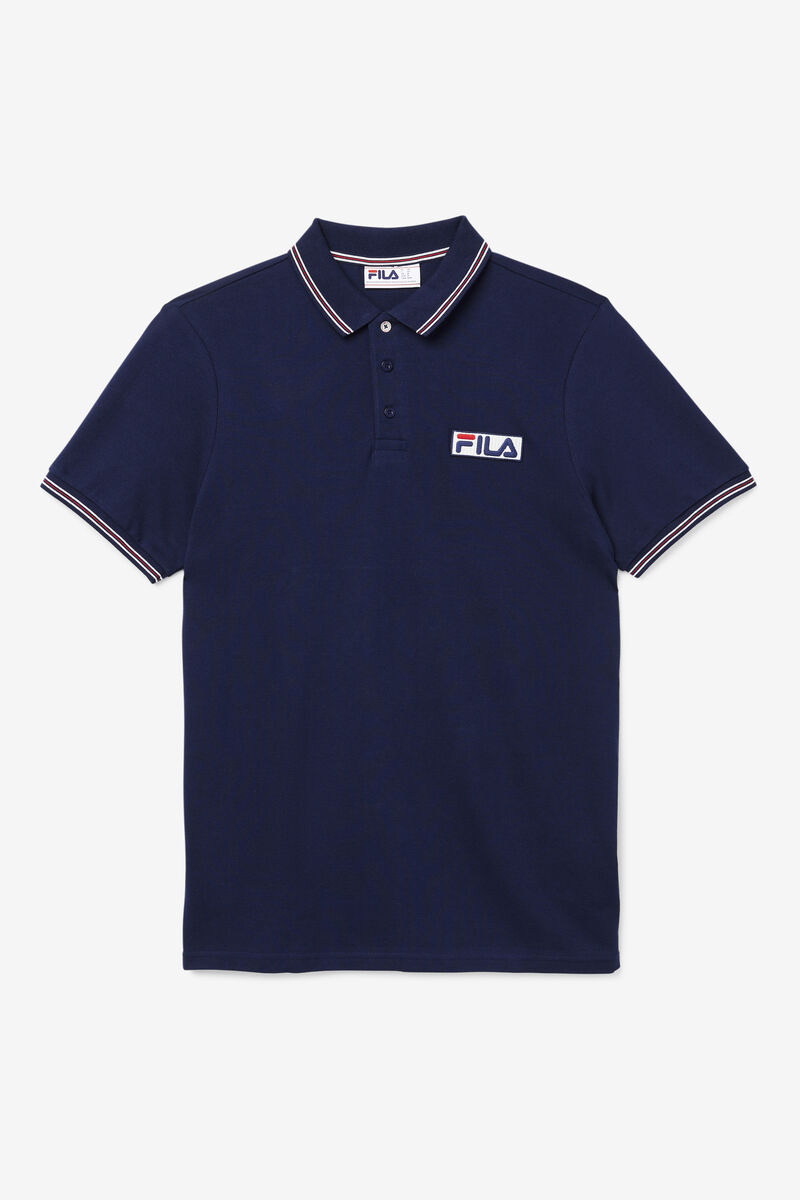 Fila Connell Polo Navy / White / Red | BVCxGK2tO6t