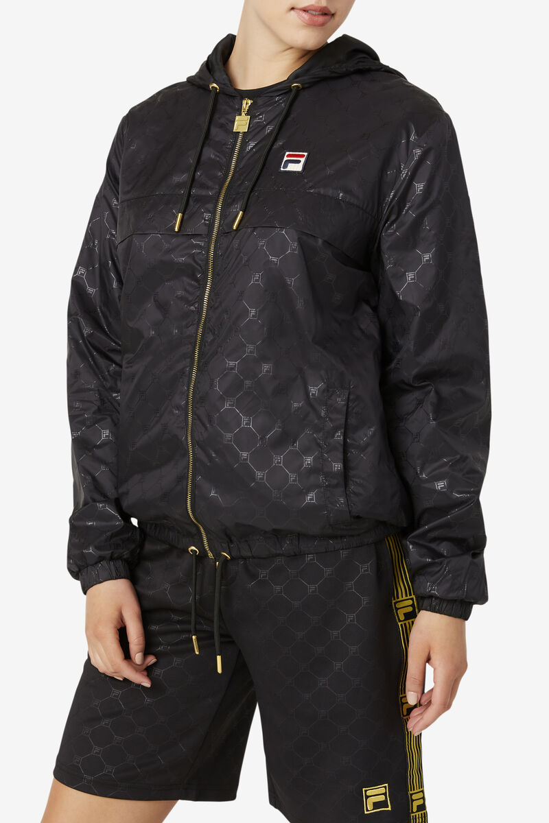 Fila Copper Hood Jacket Black / Black | 7mh9RlskRqm