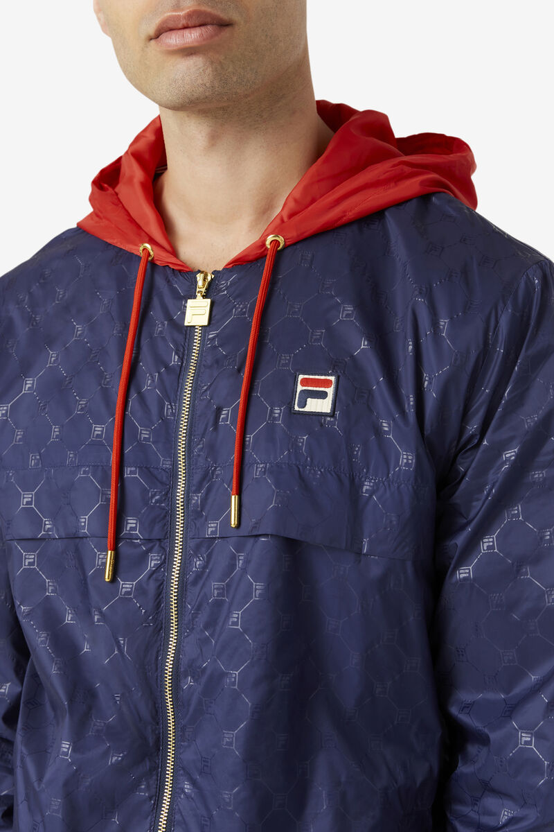 Fila Copper Hood Jacket Navy / Red | 3uIY9NLrBU3