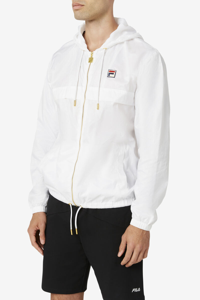 Fila Copper Hood Jacket White / White | 3iHTSeD2oVW