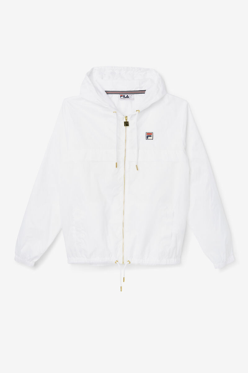 Fila Copper Hood Jacket White / White | 3iHTSeD2oVW