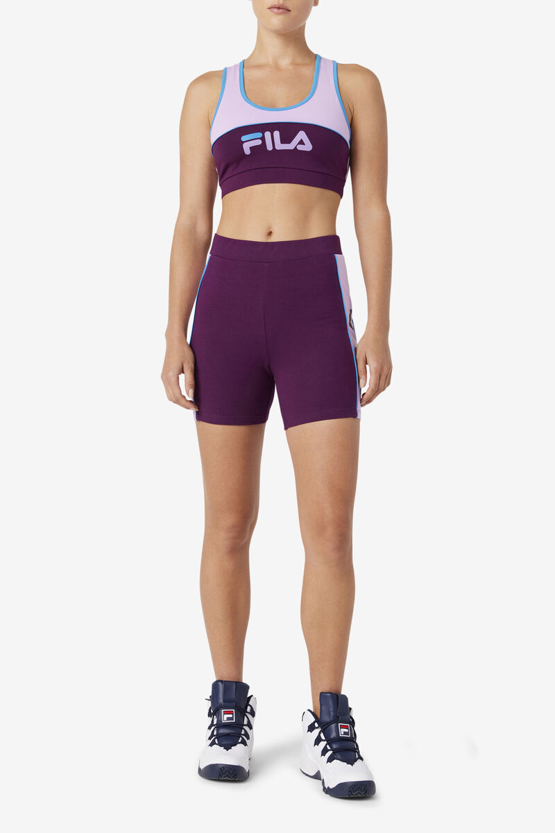 Fila Davina Bike Short Purple | uS3gQdmU7Rl