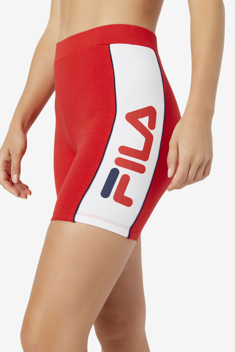 Fila Davina Bike Short Red | ZsZKAca3KCk