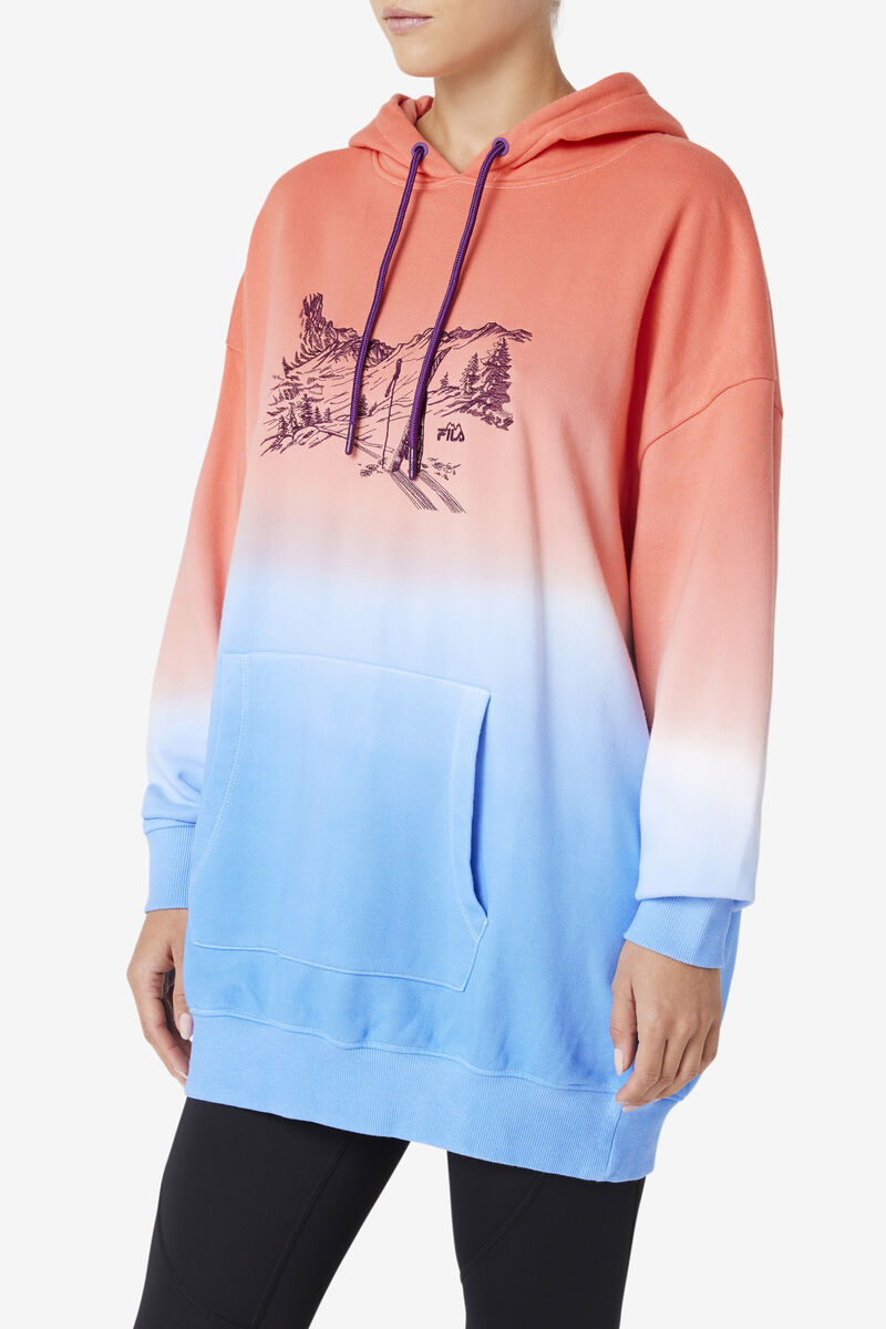 Fila Destiny Oversized Hoodie Orange | VLi3ThonWiX