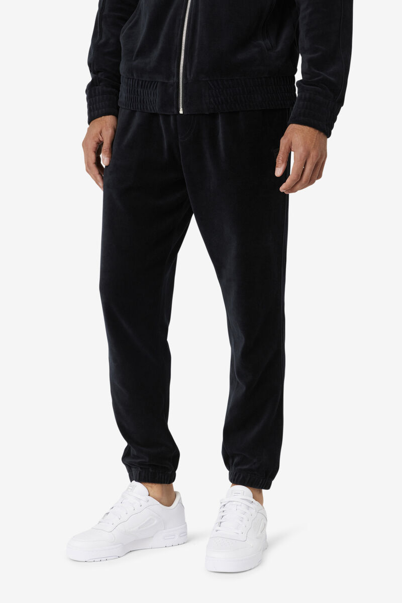 Fila Deverall Velour Pant Black | 2MjaF8pZyW1