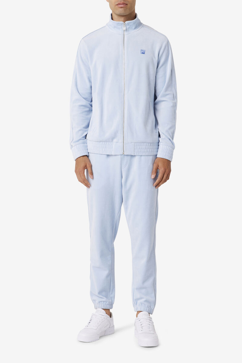 Fila Deverall Velour Pant Light Blue | noZnj6uxDfj