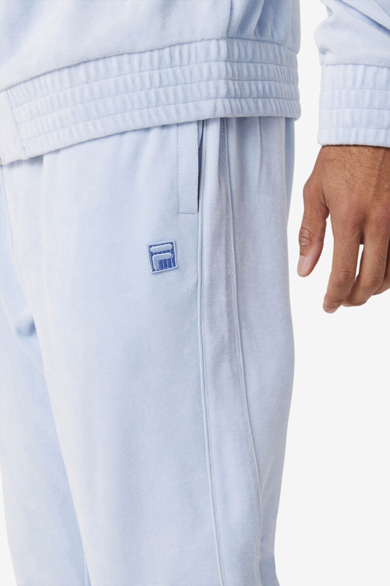 Fila Deverall Velour Pant Light Blue | noZnj6uxDfj