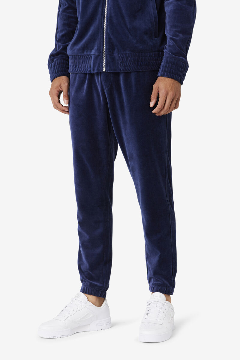 Fila Deverall Velour Pant Navy | DVvh19Ym5Pd