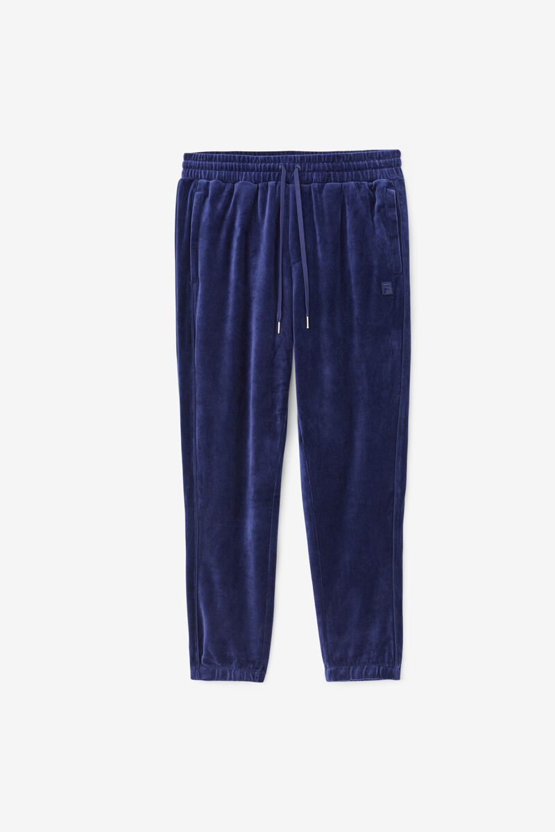 Fila Deverall Velour Pant Navy | DVvh19Ym5Pd