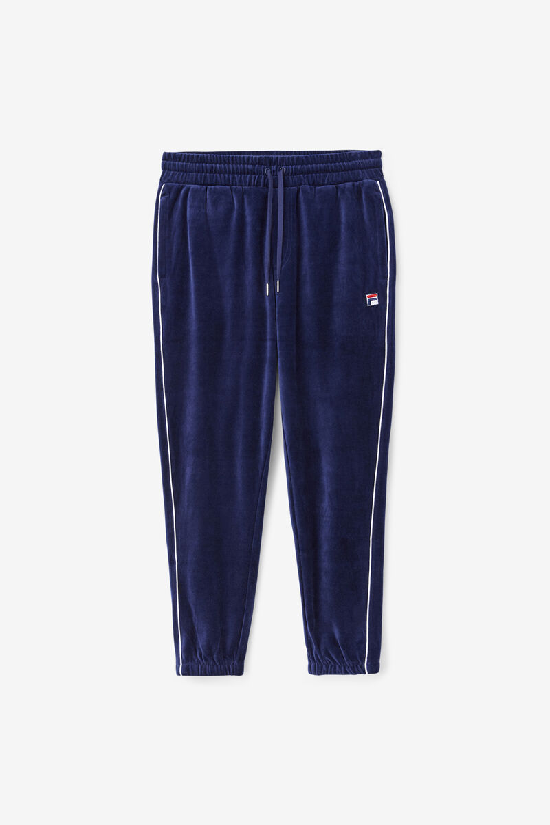 Fila Deverall Velour Pant Navy / White / Red | rsI4E4iAJde