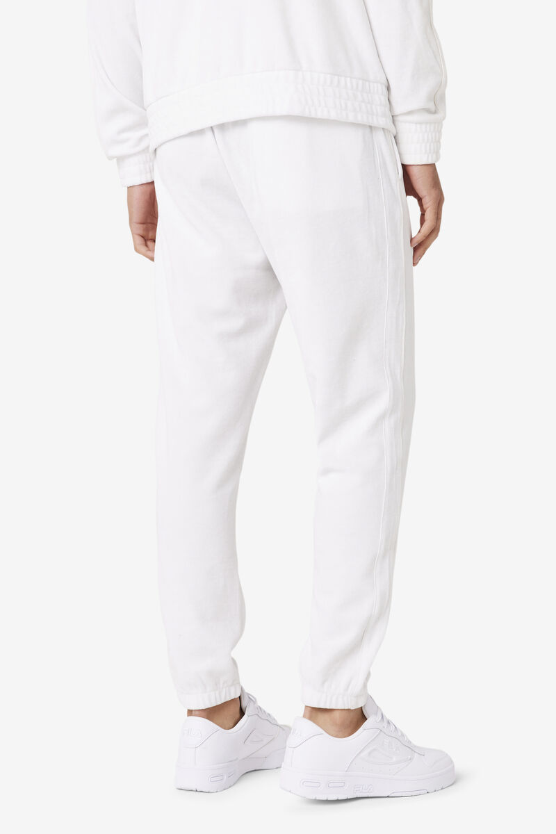 Fila Deverall Velour Pant White | gbWr5H4ub1i