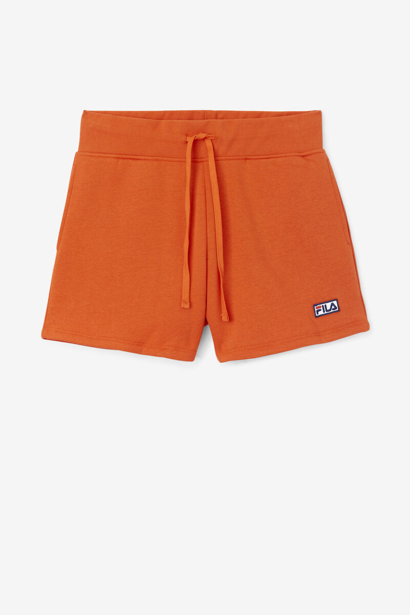 Fila Diara High Rise Short Orange | QUub1sJqdo4