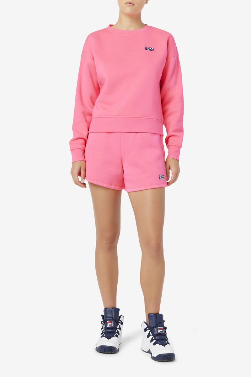 Fila Diara High Rise Short Pink | EaqQ7eyu1m2