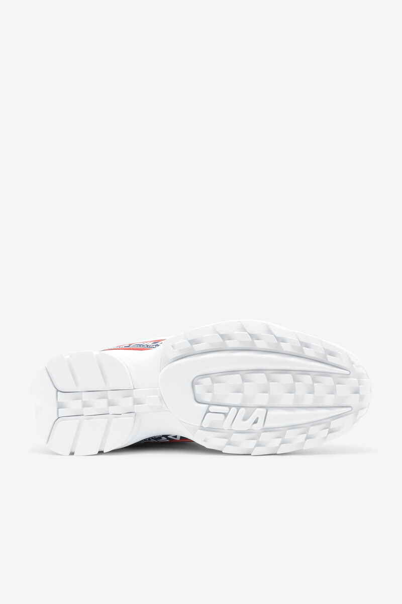 Fila Disruptor 2 Premium Logo Tape White / Navy / Red | tSKyFh6cWgl