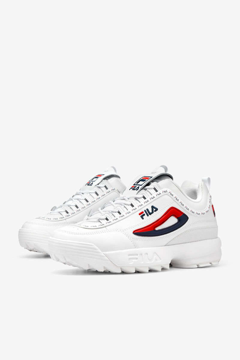 Fila Disruptor 2 Premium Repeat White / Navy / Red | GOdYjAugY8T