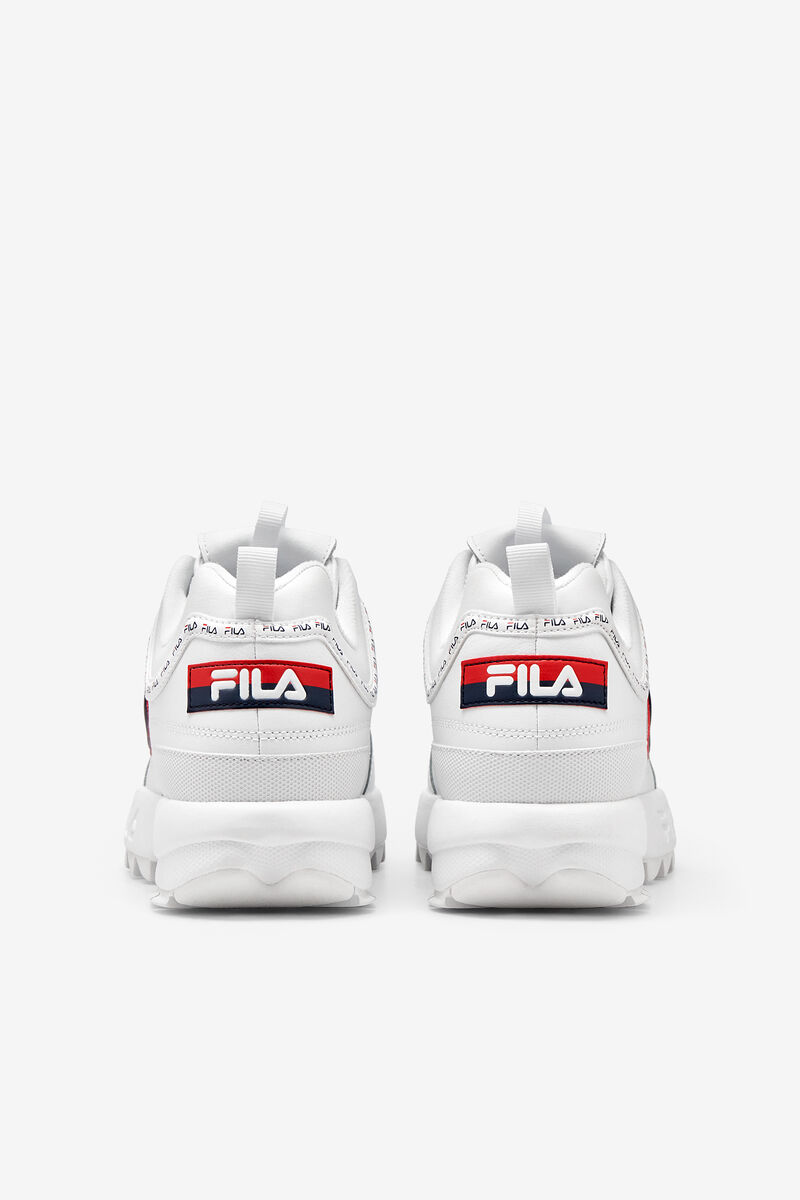 Fila Disruptor 2 Premium Repeat White / Navy / Red | GOdYjAugY8T