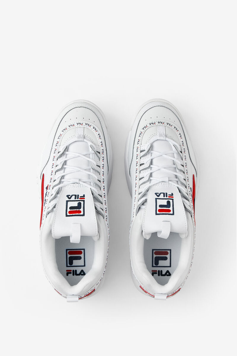 Fila Disruptor 2 Premium Repeat White / Navy / Red | GOdYjAugY8T