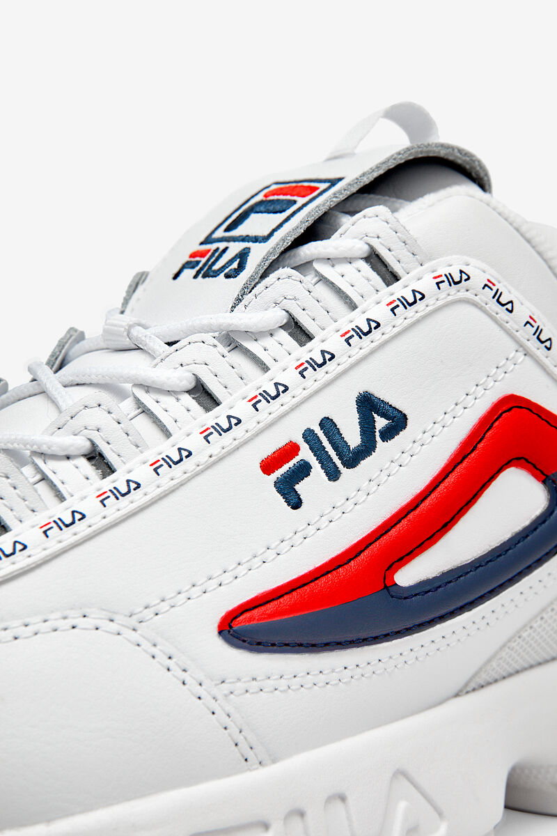 Fila Disruptor 2 Premium Repeat White / Navy / Red | GOdYjAugY8T