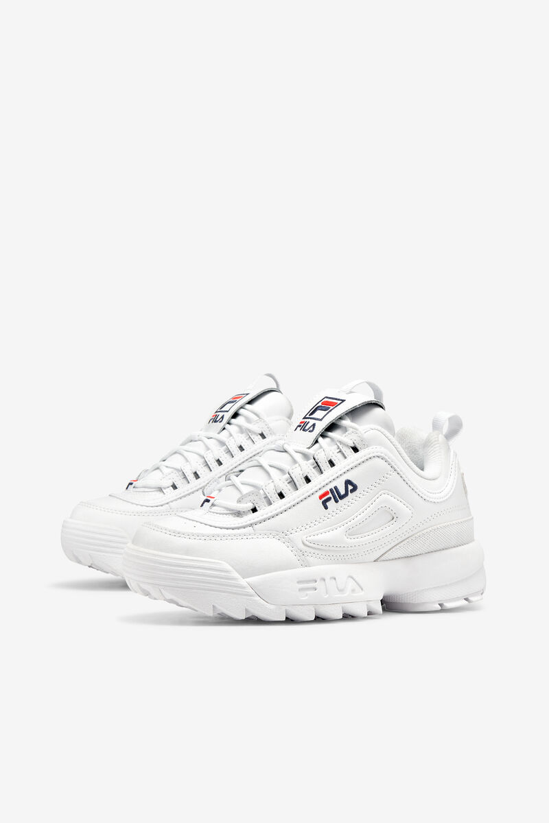 Fila Disruptor 2 Premium White / Navy / Red | XMbJeqqTiV6