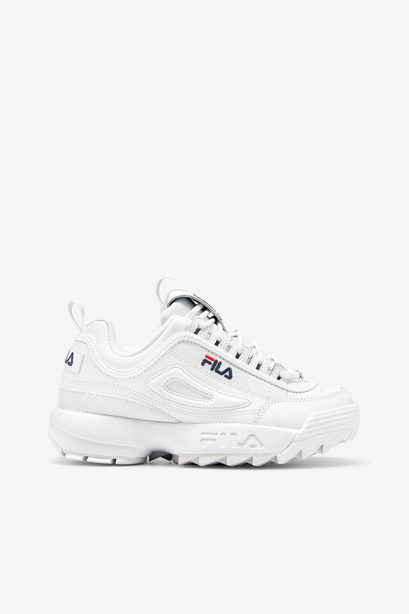 Fila Disruptor 2 Premium White / Navy / Red | XMbJeqqTiV6