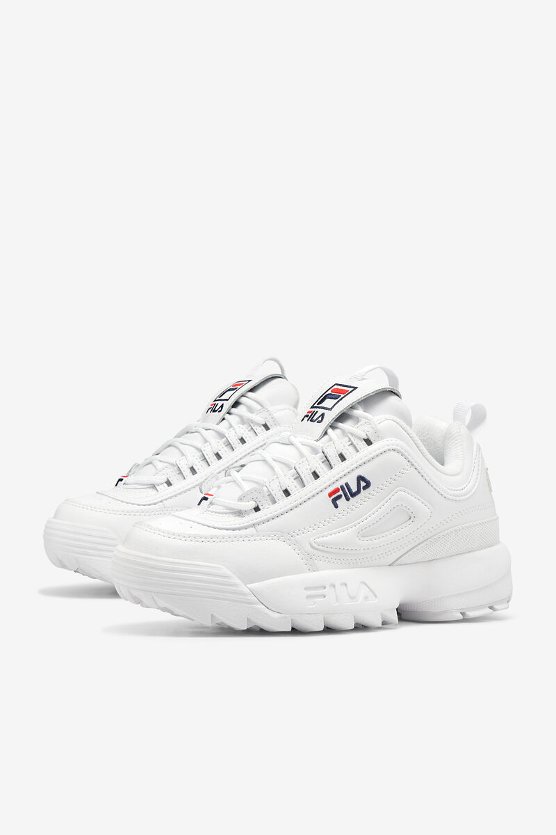 Fila Disruptor 2 Premium White / Navy / Red | uswhkbRDJKt