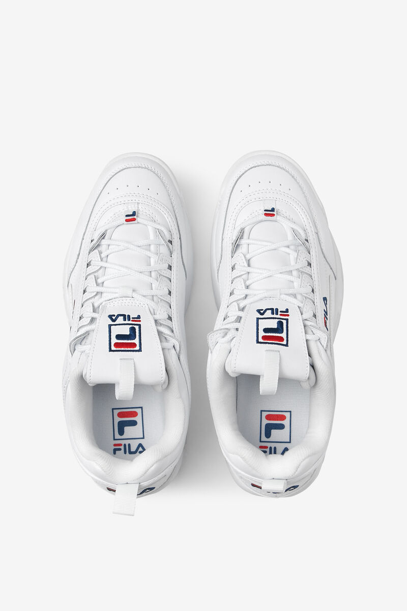 Fila Disruptor 2 Premium White / Navy / Red | uswhkbRDJKt