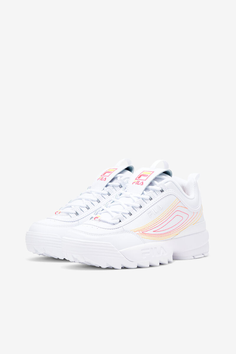 Fila Disruptor 2 Stitch White / Pink / Orange | bbO25Wd1ZQa