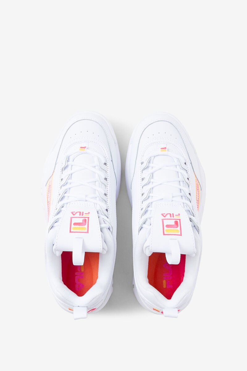 Fila Disruptor 2 Stitch White / Pink / Orange | bbO25Wd1ZQa