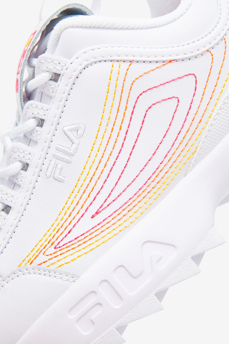 Fila Disruptor 2 Stitch White / Pink / Orange | bbO25Wd1ZQa