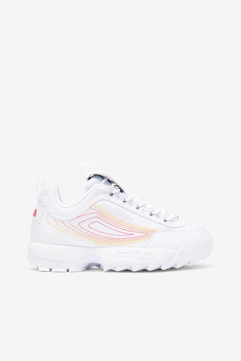 Fila Disruptor 2 Stitch White / Pink / Orange | bbO25Wd1ZQa