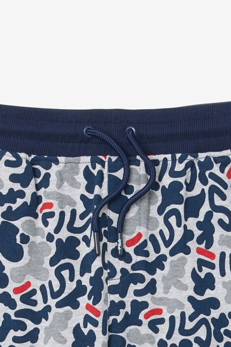 Fila Disruptor Camo Print Short Grey | RSO6hwJpkb8