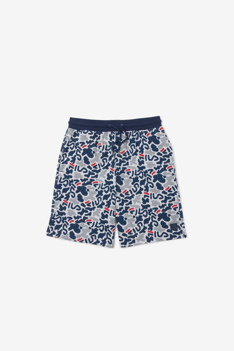 Fila Disruptor Camo Print Short Grey | RSO6hwJpkb8