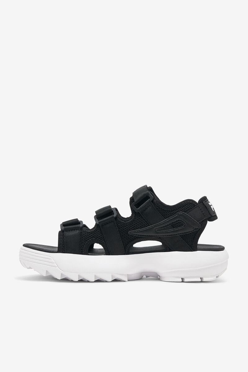 Fila Disruptor Sandal Black / Black / White | qc4IgzN7bCx