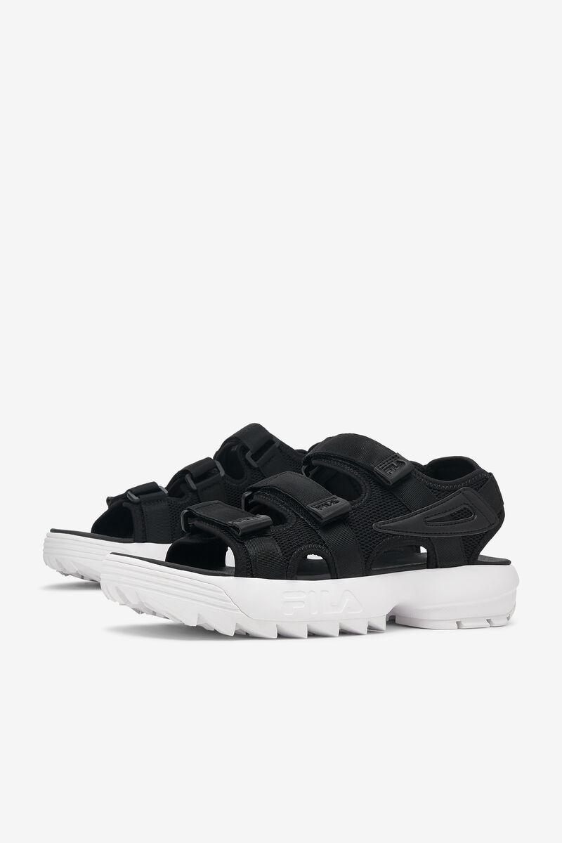 Fila Disruptor Sandal Black / Black / White | qc4IgzN7bCx