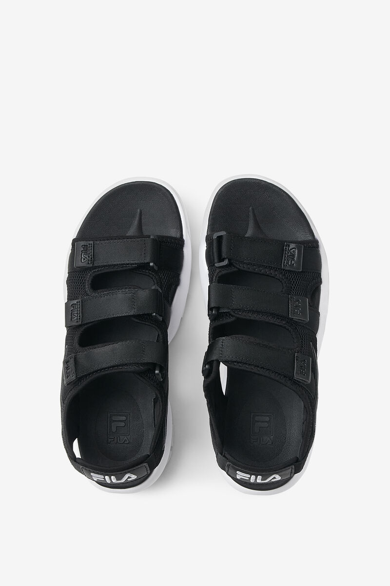 Fila Disruptor Sandal Black / Black / White | qc4IgzN7bCx