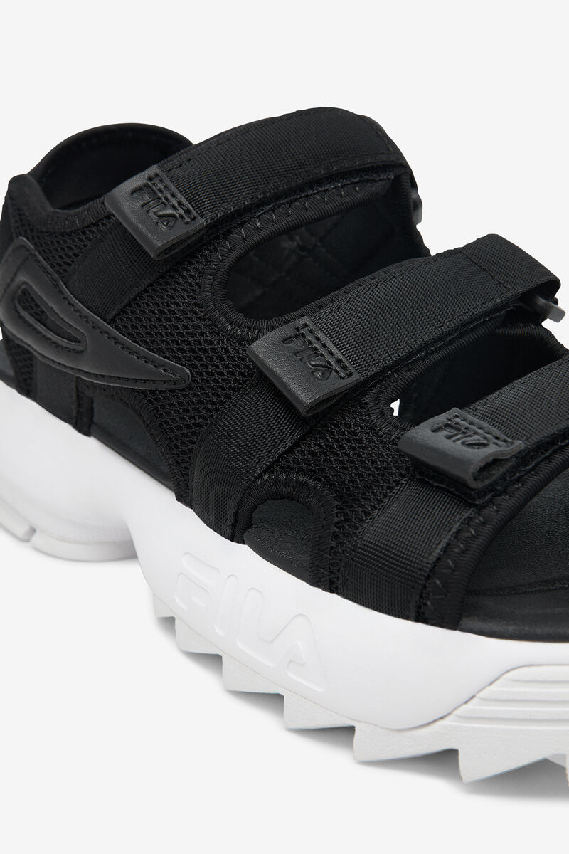 Fila Disruptor Sandal Black / Black / White | qc4IgzN7bCx