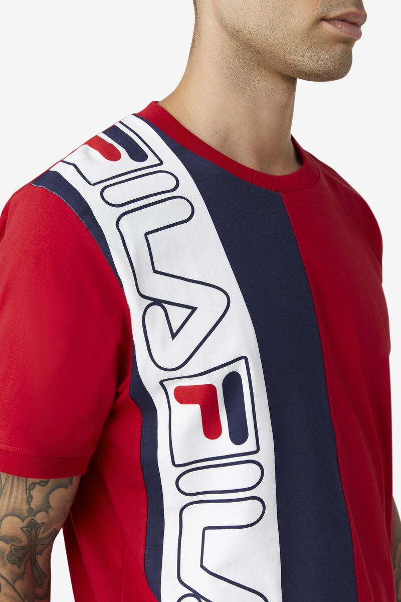 Fila Dixon Red / Navy / White | bjqCphBIvxu