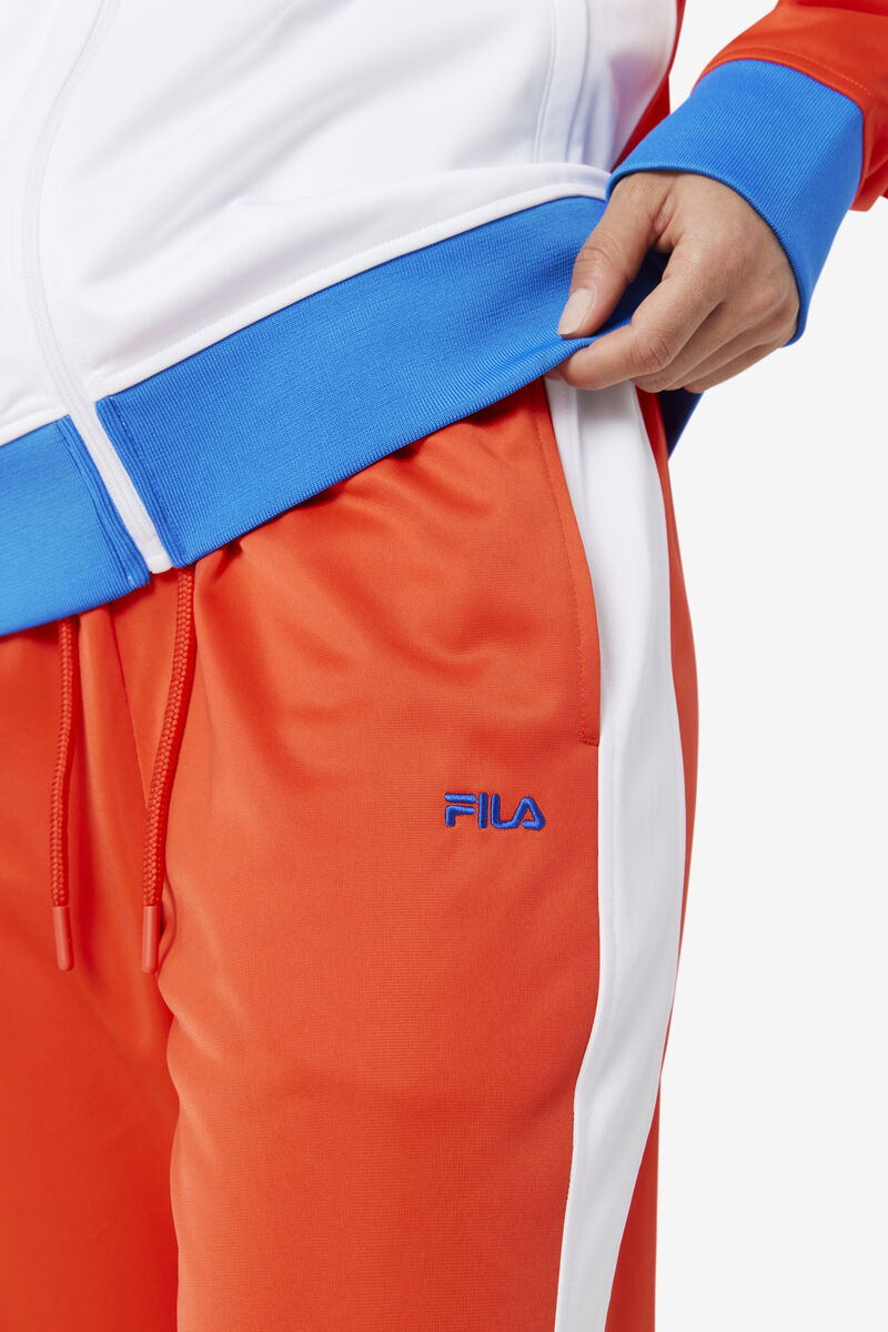 Fila Dominican Republic Pant Red / White | 1aRjvCqrzK5