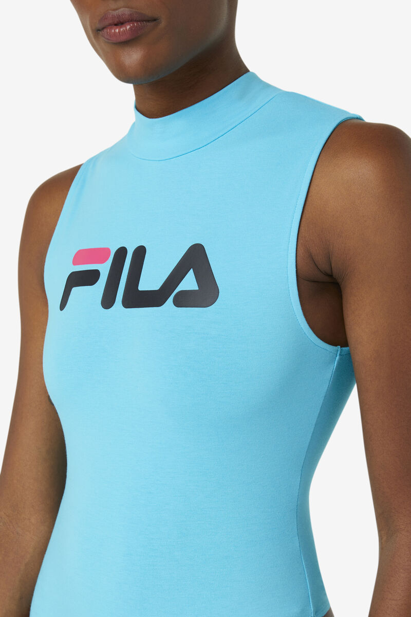 Fila Donata Bodysuit Blue / Black / Pink | DbrZprjuhn3