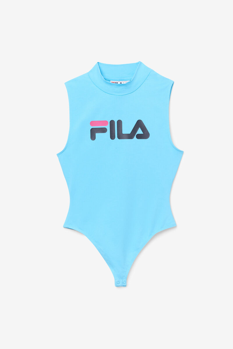 Fila Donata Bodysuit Blue / Black / Pink | DbrZprjuhn3