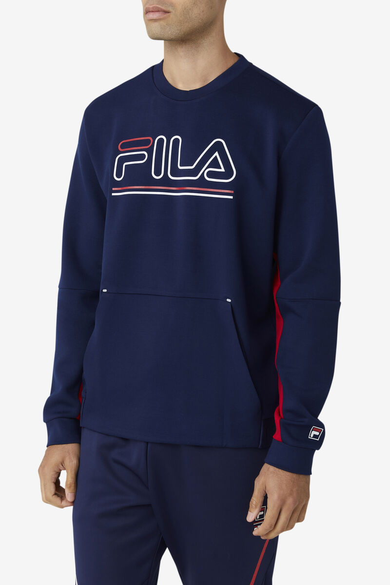 Fila Dooley Tech Crew Navy / Red / White | TC8pbh5P2lC