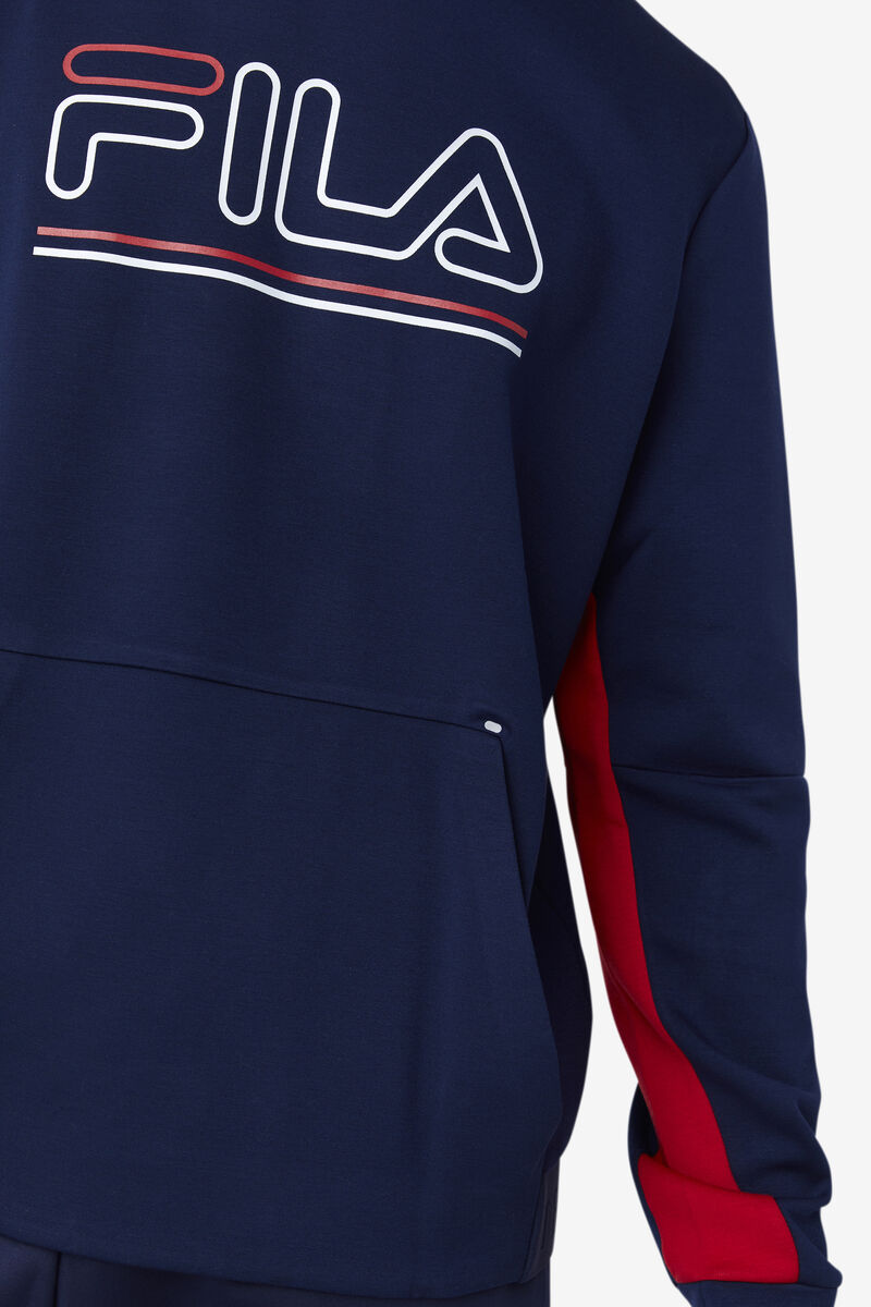 Fila Dooley Tech Crew Navy / Red / White | TC8pbh5P2lC