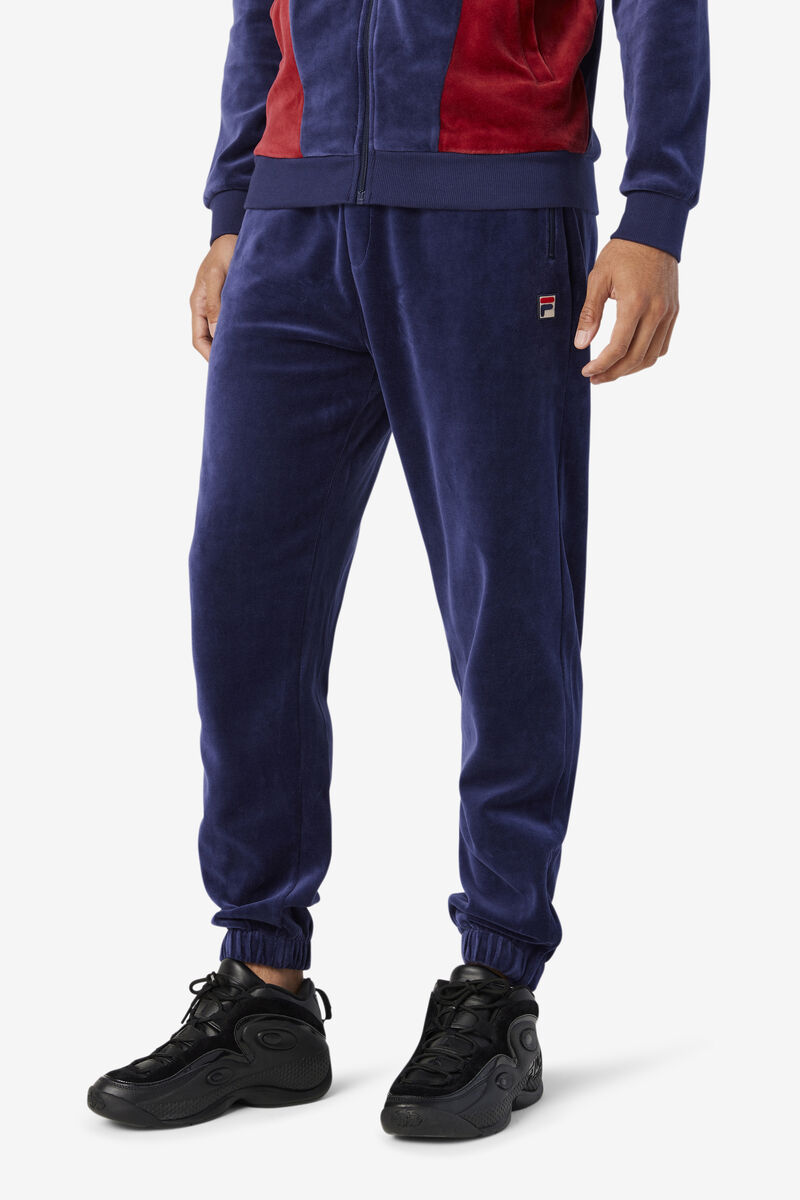 Fila Dortmund Velour Jogger Navy | bQi6hQY1Hh2