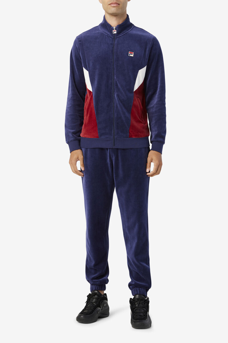 Fila Dortmund Velour Jogger Navy | bQi6hQY1Hh2