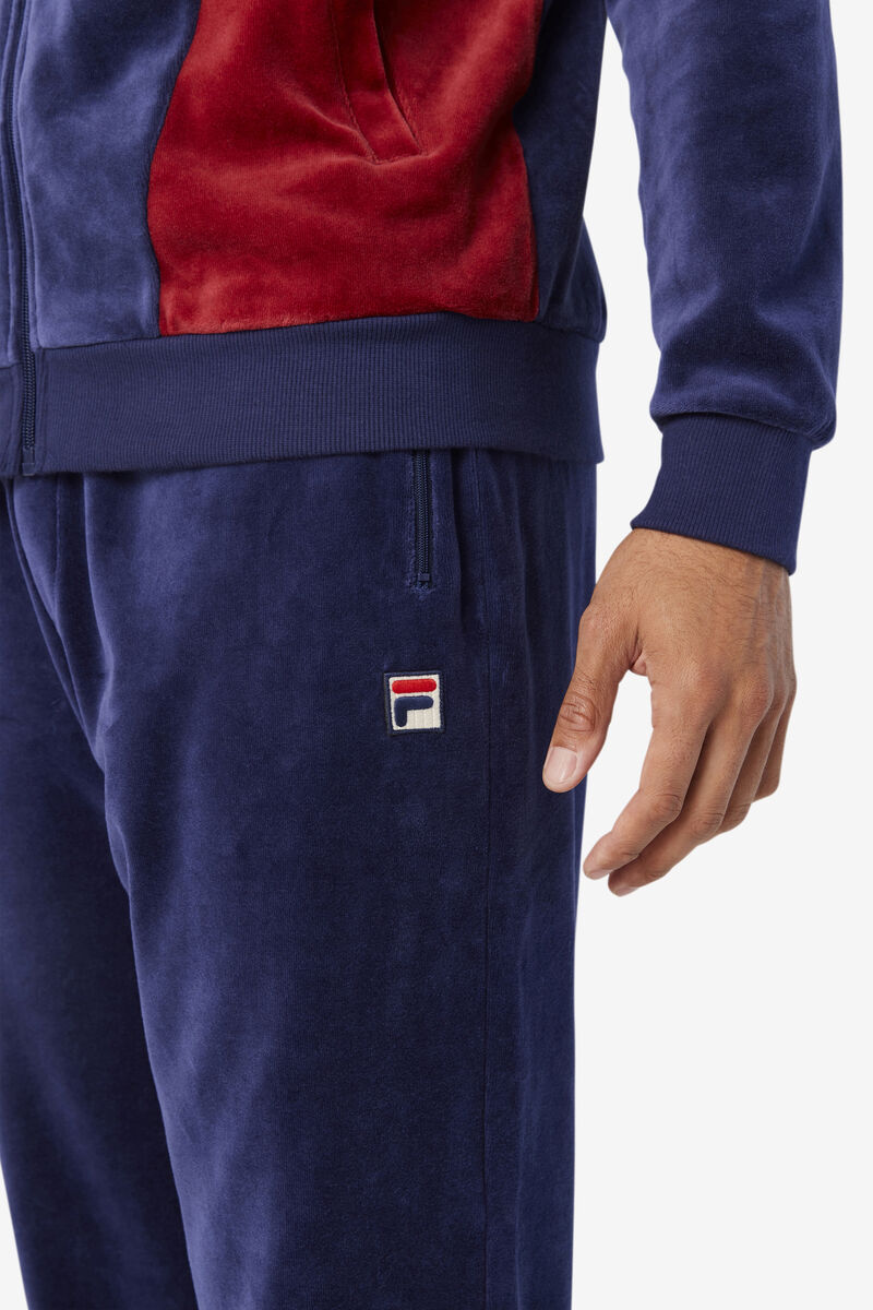 Fila Dortmund Velour Jogger Navy | bQi6hQY1Hh2