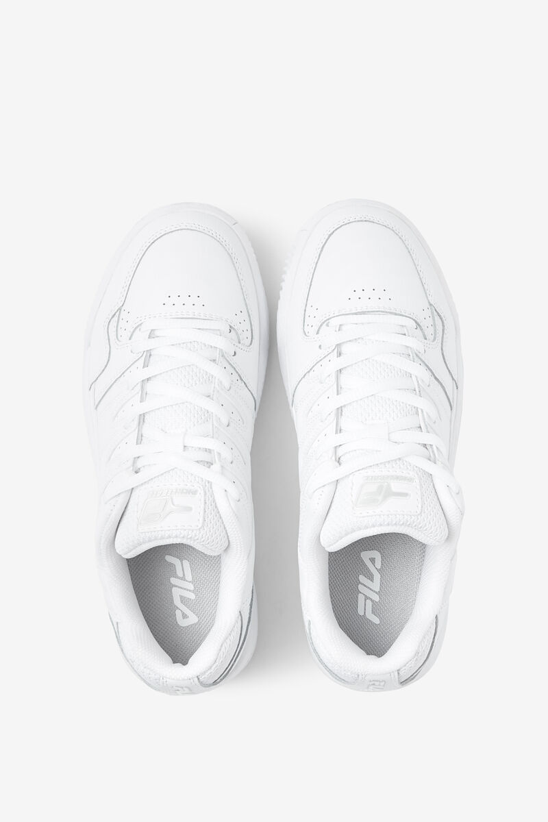 Fila Double Bounce White / Metal Silver | k4JAgMy6uiB