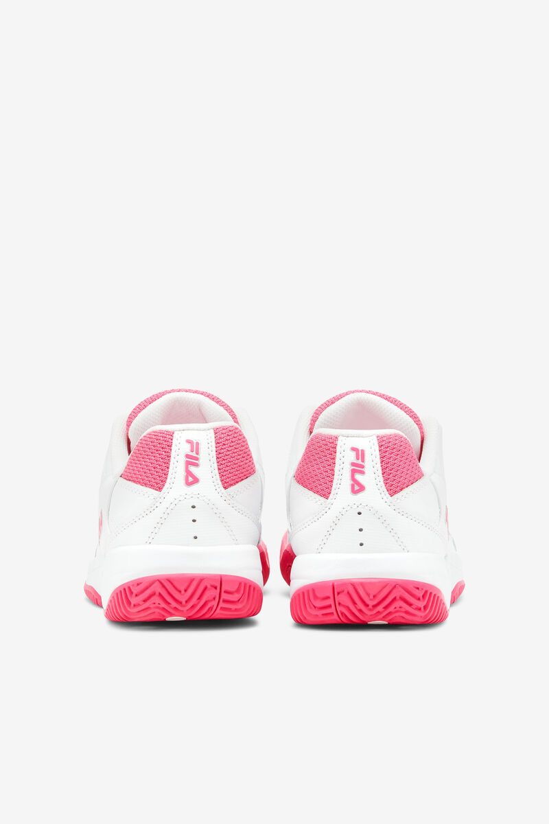 Fila Double Bounce White / Pink / Metal Silver | 6zaHk5wxskF