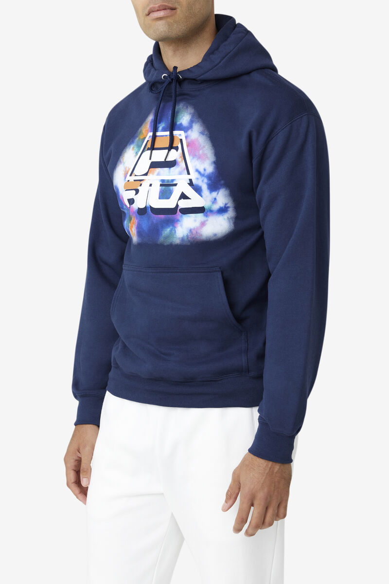 Fila Dracen Tie Dye Hoodie Blue | VBlY4HsQlS8